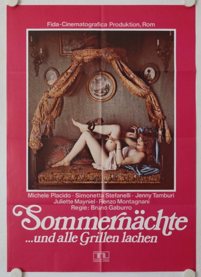 Sommernächte... und alle Grillen lachen originales deutsches Filmplakat